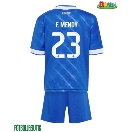 Real Madrid Ferland Mendy #23 Tredjeställ Barn 2025-26 Kortärmad (+ Korta byxor)